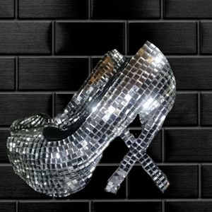Size 8 Mirror Shoes Disco "Reflection"Heels